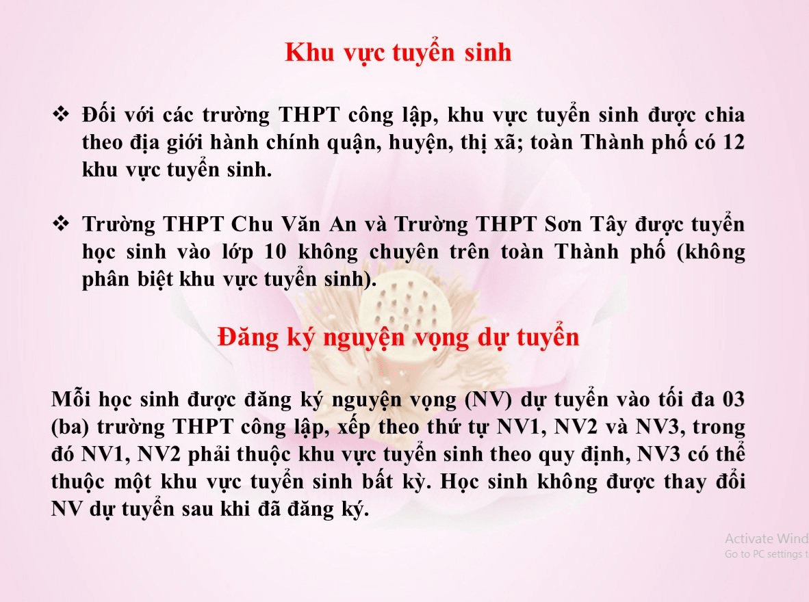 tuyển sinh vào lớp 10 THPT năm học 2022-2023 tại Hà Nội tuyển sinh vào lớp 10 THPT năm học 2022-2023 tại Hà Nội