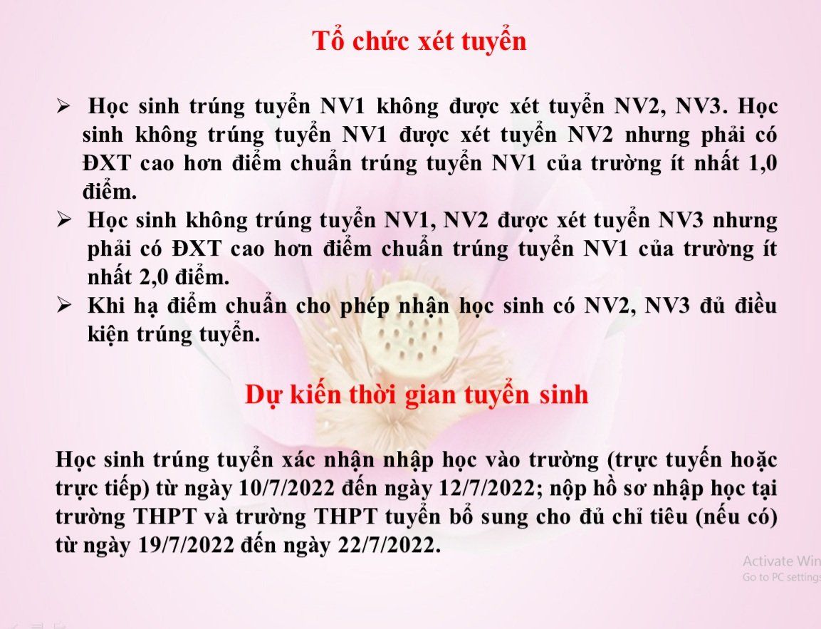 tuyển sinh vào lớp 10 THPT năm học 2022-2023 tại Hà Nội tuyển sinh vào lớp 10 THPT năm học 2022-2023 tại Hà Nội