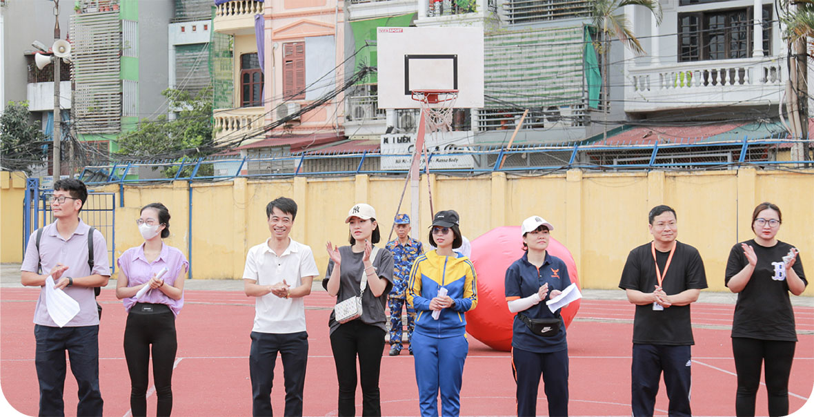 Hoạt động trải nghiệm Team Building Lê Hồng Phong
