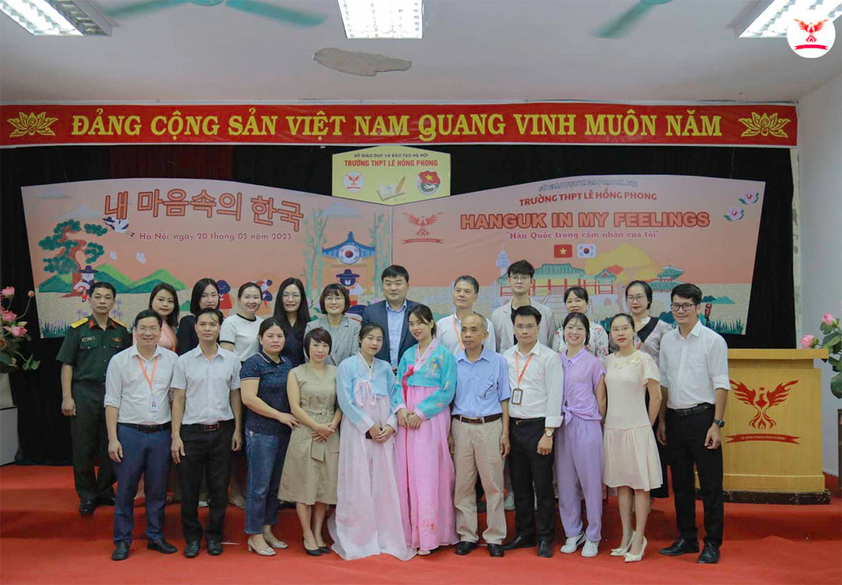 Ngày hội Trải nghiệm Văn hóa Hàn Quốc tại trường Lê Hồng Phong
