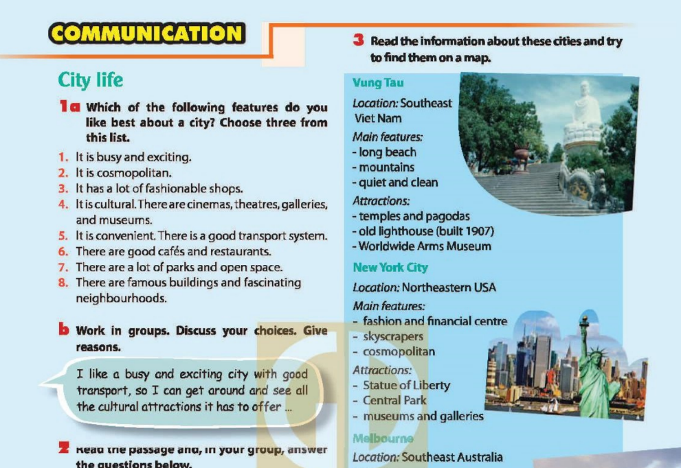 Soạn bài Tiếng Anh lớp 9 Unit 2: Communication (trang 21 SGK)