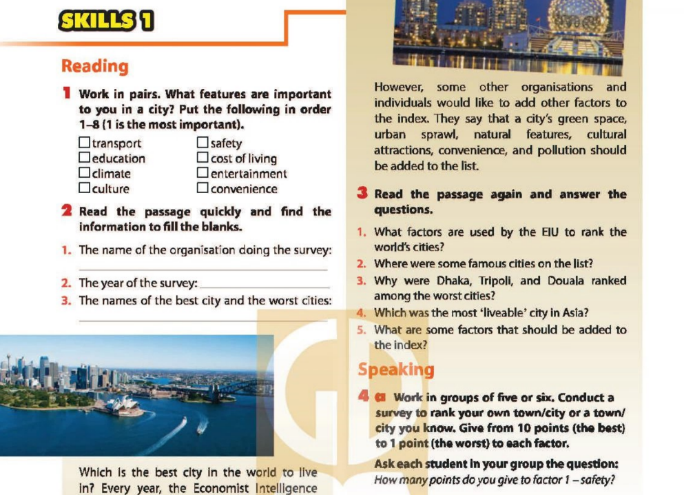 Soạn bài Tiếng Anh lớp 9 Unit 2: Skills 1 (trang 22 SGK)