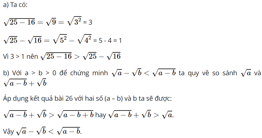 Liên hệ giữa phép chia và phép khai phương: công thức, bài tập