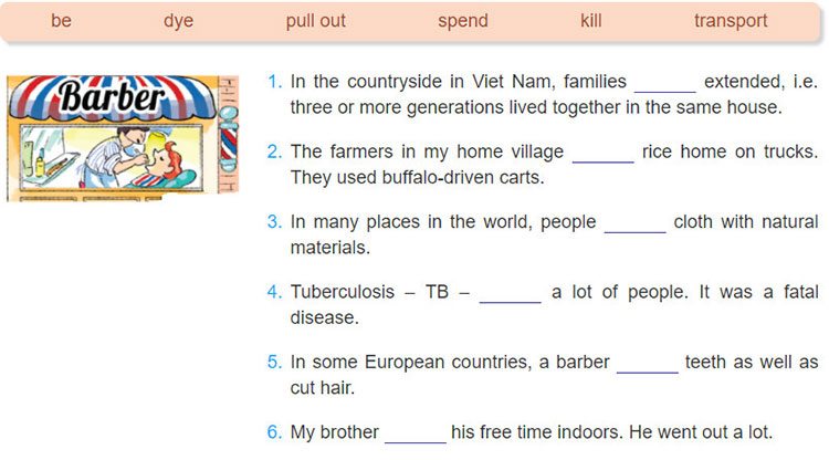 Soạn bài tiếng Anh lớp 9 Unit 4: A Closer Look 2 (phần 1-5 trang 43-44 SGK)