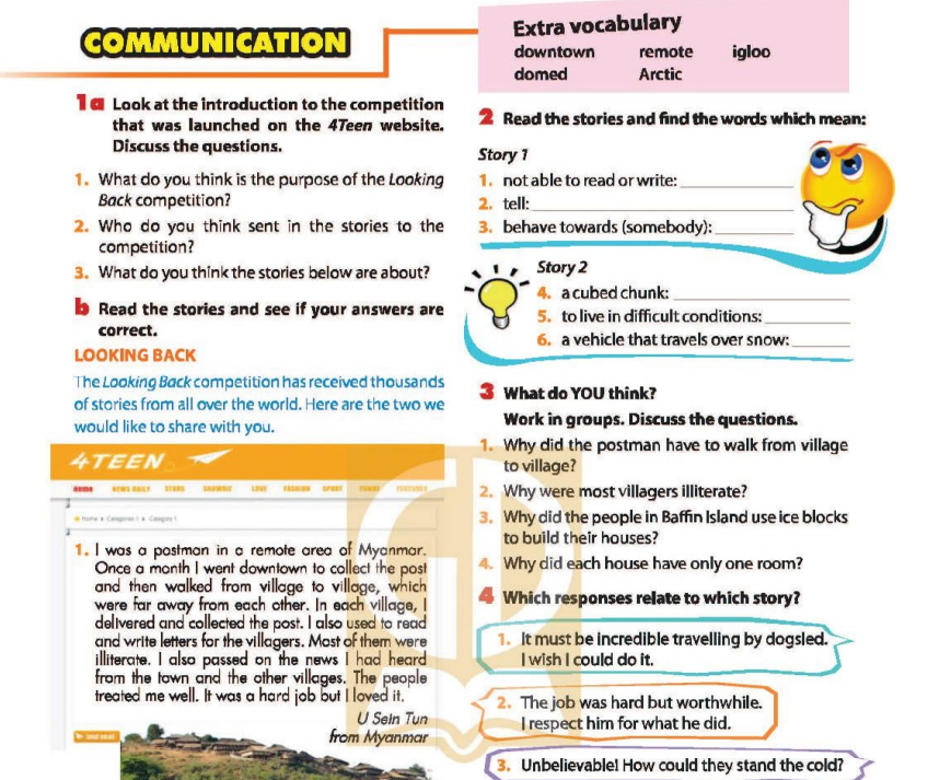 Soạn bài tiếng Anh lớp 9 Unit 4: Communication (trang 45 SGK)