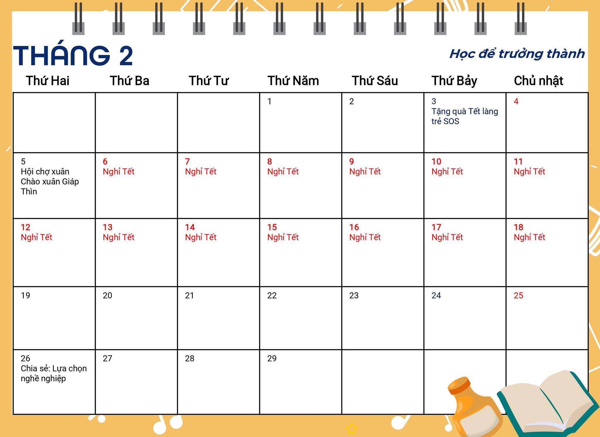 Sự kiện tháng 2