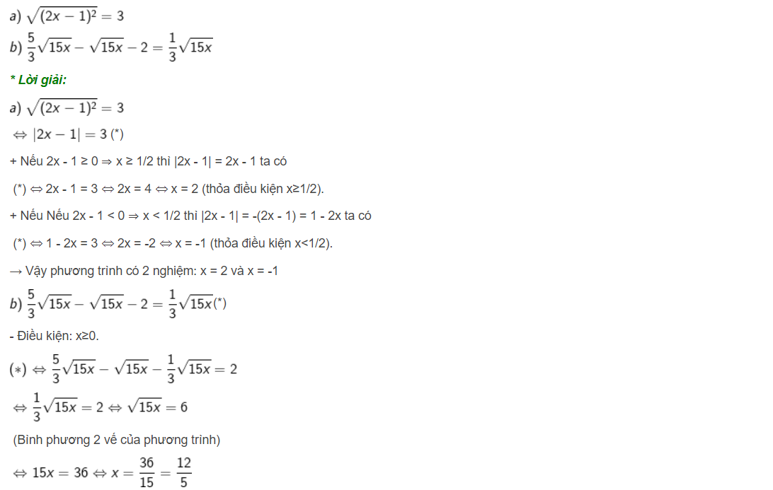 Bài tập vận dụng Bài tập vận dụng