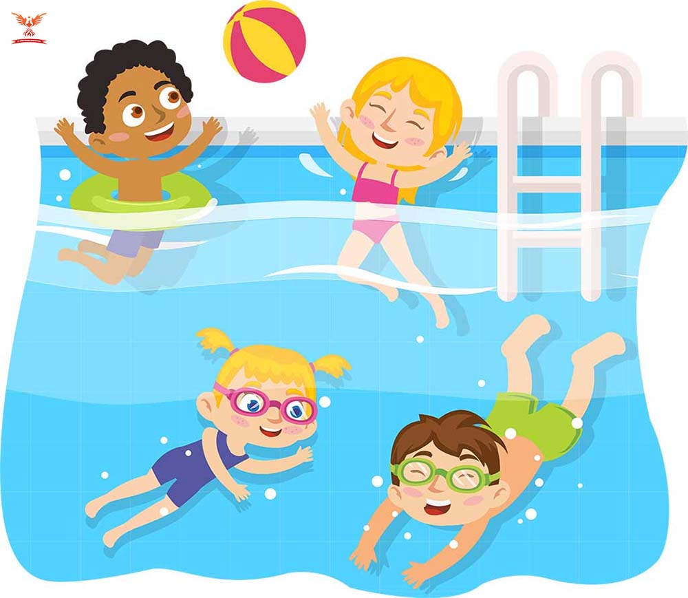 cho trẻ đi học bơi từ sớm