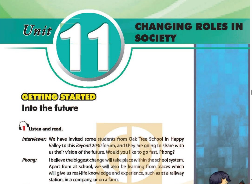 Soạn bài Tiếng Anh lớp 9 Unit 11: Changing roles in society