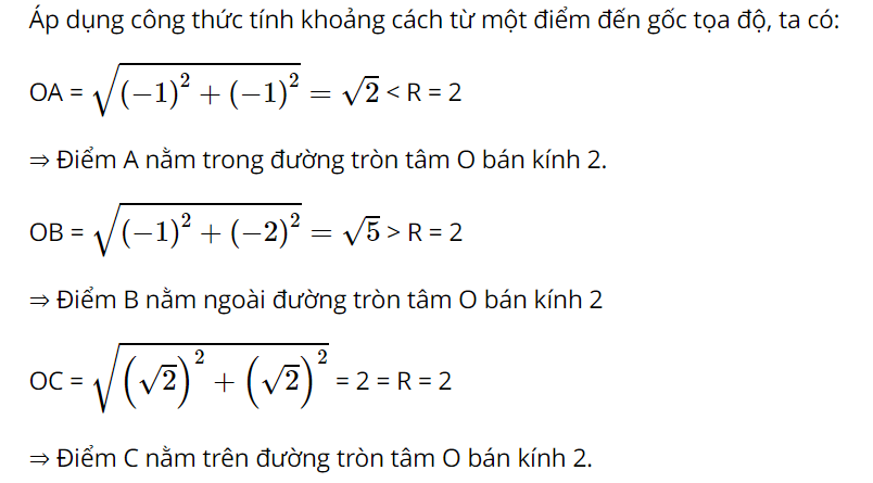 Bài 4 Đường tròn toán 9