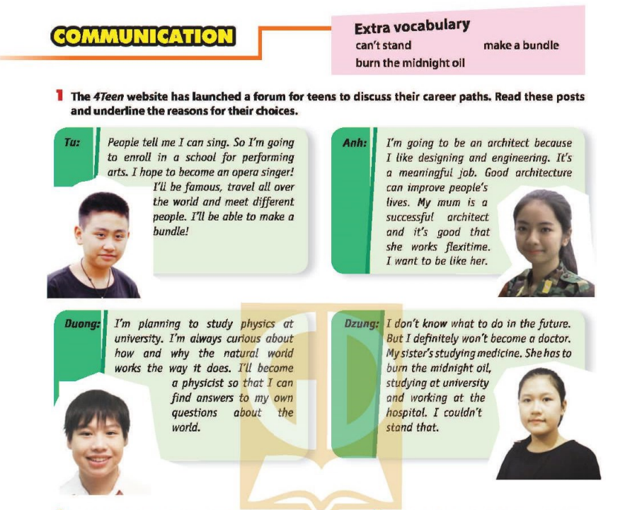 Tiếng anh 9 unit 12 communication Tiếng anh 9 unit 12 communication