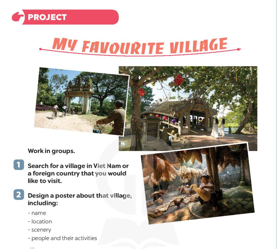 Soạn bài Tiếng Anh 8 Unit 2 Project