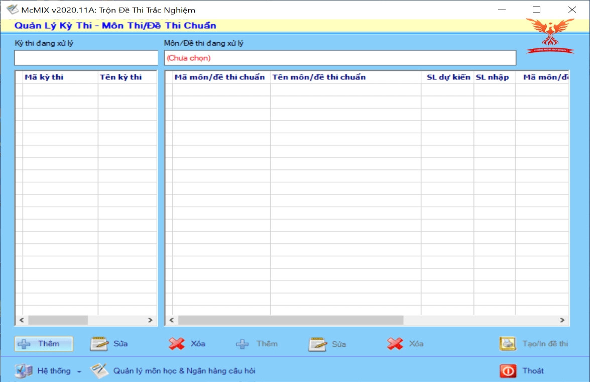 Phần mềm thi trắc nghiệm online McMix